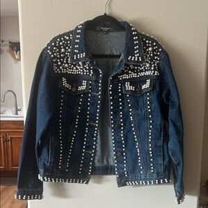 Montana Jeans Studded Denim Jacket